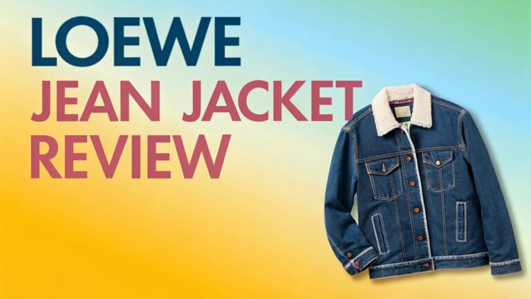 Loewe Jean Jacket Review: Luxury Meets Timeless Style