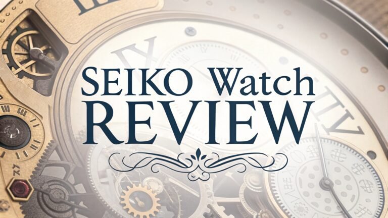 Seiko Watch Review: A Comprehensive Guide