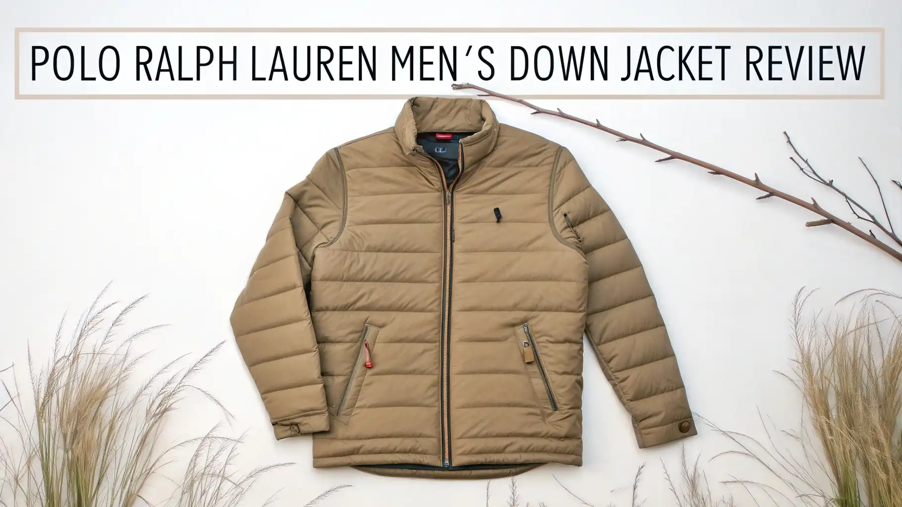 Ralph Lauren POLO by Ralph Lauren down jacket, men's size L cotton red type Vintage Second Hand