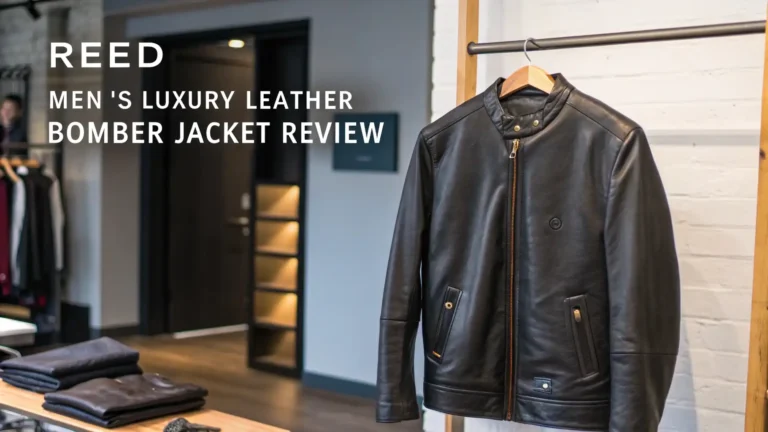 REED Men’s Luxury Leather Bomber Jacket Review: Your Complete Guide