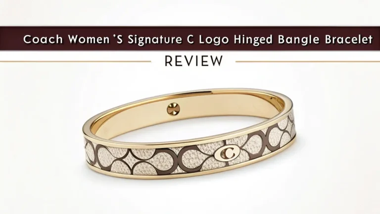 COACH Women’s Signature C Logo Hinged Bangle Bracelet Review 2026