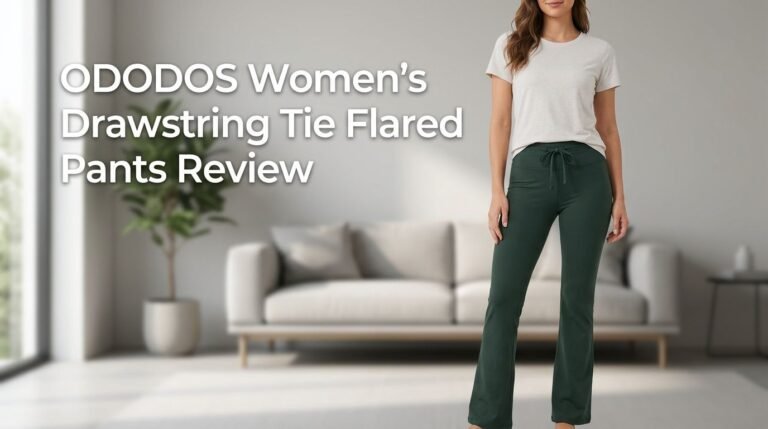 ODODOS Women’s Drawstring Tie Flared Pants Review 2026